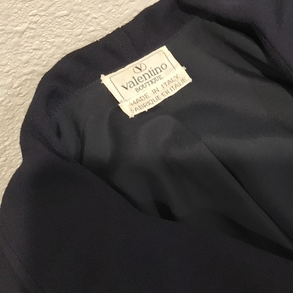 Authentic Valentino boutique 8 Button Navy Double Breasted Blazer - Picture 6 of 12